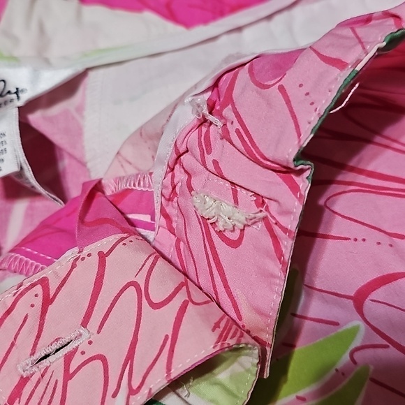 Lilly Pulitzer Parrot‎ Crop Floral Pants Size 8 - Picture 6 of 8